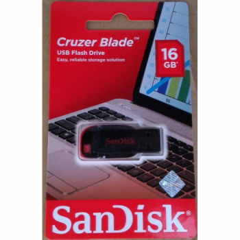 USB накопитель Sandisk CZ50 Cruzer Blade 16Gb  Белый