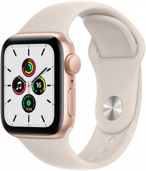 Смарт часы Apple Watch SE 44mm Sand Sport Band USA Золотой