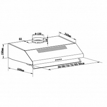 Вытяжка Maunfeld MP-1 60 белый