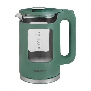 Чайник электрический WILLMARK WEK-1725G зеленый