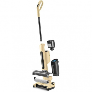 Пылесос моющий Kitfort КТ-5214 бежевый/черный