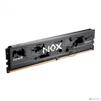 Оперативная память Apacer Nox, DDR5, 32GB (2x16 GB), 6400 MHz, CL40, DIMM, радиатор, черный