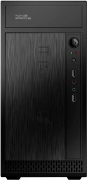 Компьютерный корпус KingPrice KPCC-MN211 черный без БП mATX 1x80mm 2x120mm 2xUSB2.0 audio
