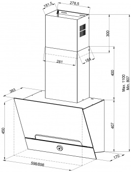 Вытяжка Kuppersberg F 690 B