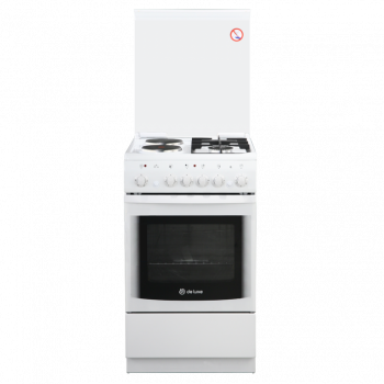 Плита Отдельностоящая De Luxe 506022.05гэ(кр) ЧР-030 белый