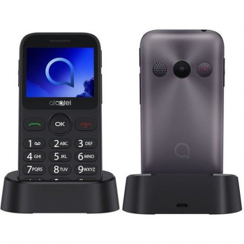 Мобильный телефон Alcatel 2019G Серый/черный