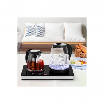 Чайник электрический Kitfort КТ-6181 черный и нерж