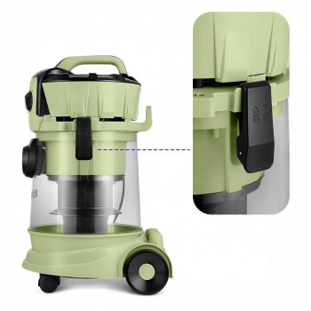 Пылесос для с/у без мешка Kitfort КТ-5194 зеленый/черный