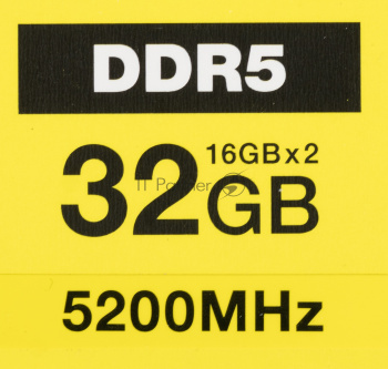 Оперативная память Corsair Vengeance, DDR5, 32GB (2x16 GB), 5200 MHz, CL40, DIMM, радиатор, чёрный