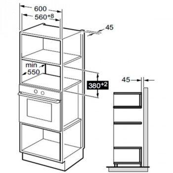 Печь свч встраиваемая Maunfeld MBMO925SGB09