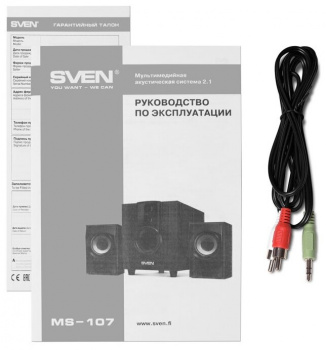 IT Акс. акустика 2.1 Sven MS-107 10Вт  Чёрный