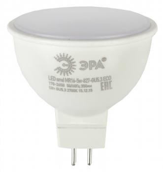 Лампа светодиодная Эра smd MR16-5w-840-GU5.3 ECO