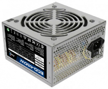 Блок питания для ПК AEROCOOL ECO-450, 450Вт, 120мм, серый, retail