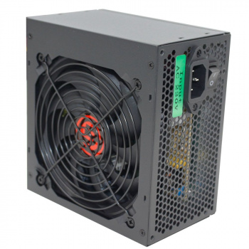 Блок питания для ПК GINZZU CB500 12CM black,24+4p,PCI-E, 4*SATA, 3*IDE,оплетка MB, кабель питания