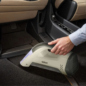 Пылесос для с/у без мешка Kitfort КТ-5195 бежевый/серый