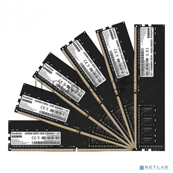 Оперативная память Exegate, DDR4, 4GB (1x4 GB), 2400 MHz, CL17, DIMM, OEM