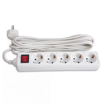 Фильтр-удлинитель Buro BU-PS5.1/W 1.5м