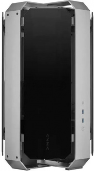 Компьютерный корпус Azza Opus черный без БП ATX 3x120mm 2xUSB3.0 audio bott PSU