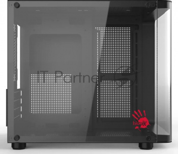 Компьютерный корпус Bloody BD-CC104 черный без БП mATX 5x120mm 1xUSB2.0 1xUSB3.0 audio