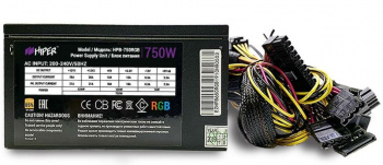 Блок питания для ПК HIPER HPB-750RGB BOX