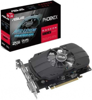 Видеокарта ASUS AMD Radeon RX 550 , PH-550-2G, 2ГБ, GDDR5, Ret