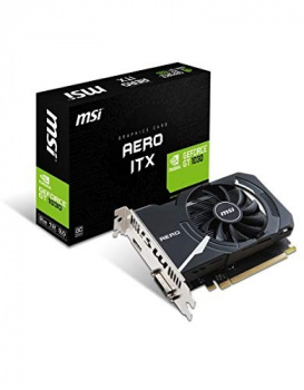 Видеокарта MSI nVidia GeForce GT 1030 , GT 1030 AERO ITX 2GD4 OC, 2ГБ, DDR4, OC, Ret