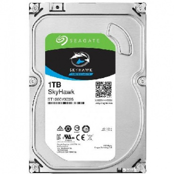 Накопитель SEAGATE Skyhawk ST1000VX005, 1ТБ, HDD, SATA III, 3.5"