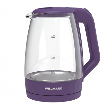 Чайник электрический WILLMARK WEK-1823G фиолетовый