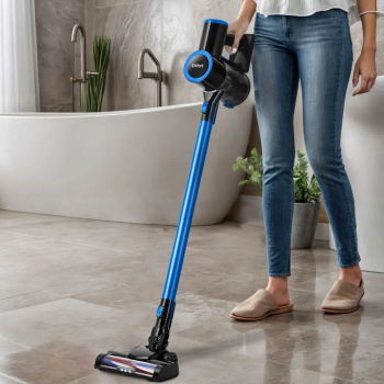 Пылесос для с/у без мешка Kitfort КТ-5279 черный/синий