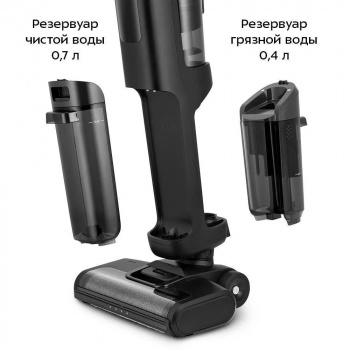 Пылесос вертикальный Kitfort КТ-5268 черный/серебристый