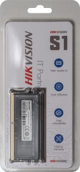Оперативная память Hikvision, DDR4, 8GB (1x8GB), 2666MHz, CL19, SO-DIMM