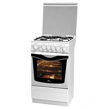 Плита Отдельностоящая De Luxe 5040.20гэ ЧР белый реш.эмаль
