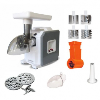 Мясорубка Аксион М43.03 Белый/Серый