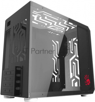 Компьютерный корпус Bloody BD-CC110 белый без БП mATX 5x120mm 2xUSB3.0 audio