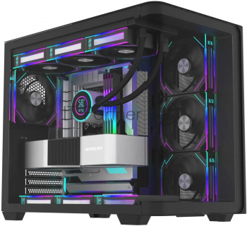 Компьютерный корпус Bloody BD-CC113 черный без БП ATX 10x120mm 2xUSB3.0 audio bott PSU