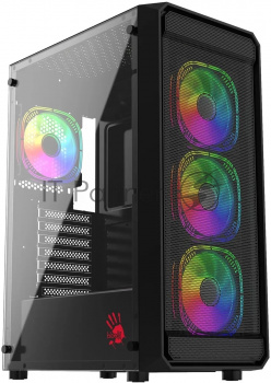 Корпус Bloody BD-CC114F черный без БП ATX 4x120mm 1xUSB2.0 1xUSB3.0 audio bott PSU