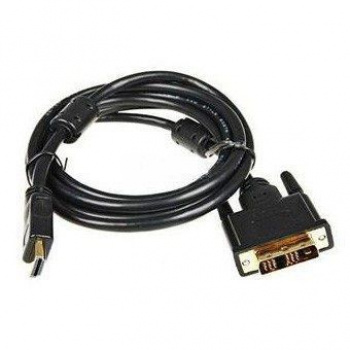 Кабель Buro BURO HDMI (m) - DVI-D (m), GOLD , ферритовый фильт