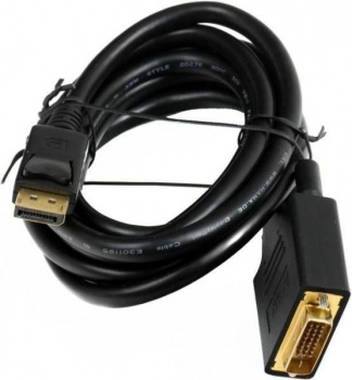 Кабель Hama HAMA H-54593, DisplayPort (m) - DVI-D (m), GOLD ,