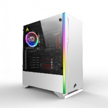 Корпус для ПК 1STPLAYER BLACK.SIR B6 WHITE (B6W-1R1)