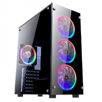 Корпус для ПК 1STPLAYER FIRE DANCING V2 (V2-4R1)