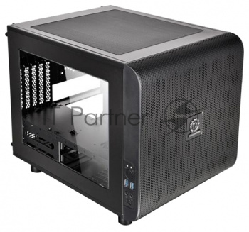 Компьютерный корпус Thermaltake Case Tt Core V21 CA-1D5-00S1WN-00 mATX/ win/ black/ USB3.0/ no PSU