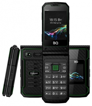 Мобильный телефон BQ 2822 Dragon Black/Green