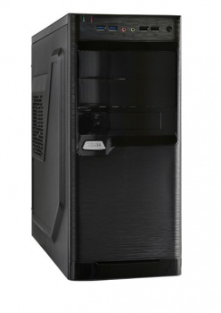 Корпус для ПК EXEGATE (282187) Miditower PS-115U (ATX, без БП, 2*USB+2*USB3.0, аудио, черный)