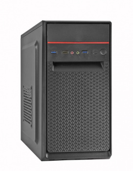 Корпус для ПК EXEGATE (283060) Minitowere BAA-107U (mATX, без БП, 1*USB+2*USB3.0, аудио, черный)