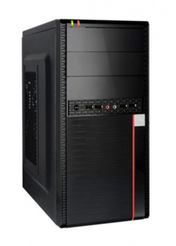 Корпус для ПК EXEGATE (284039) Minitowere BA-204U (mATX, без БП, 2*USB+2*USB3.0, аудио, черный)