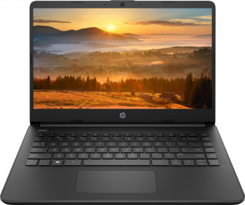 Ноутбук 14" HP 14s-fq0019ur (22P65EA) Чёрный