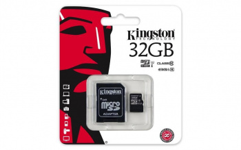 Карта памяти Kingston micro SDHC 32 Gb Сlass 10 UHS-I 45MB/s
