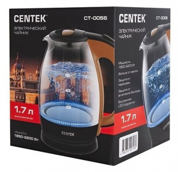 Чайник электрический Centek CT-0034 Coffe
