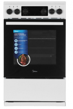 Плита Отдельностоящая Midea MFO-D4E20T9E(WH)