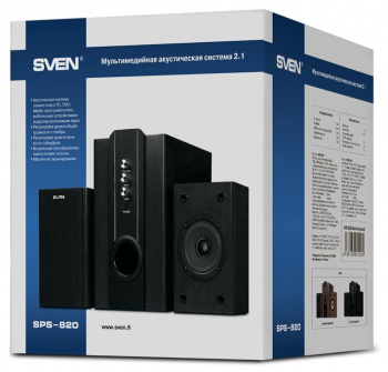 IT Акс. акустика 2.1 Sven SPS-820 38Вт.  Чёрный